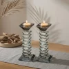 Bougeoir de shabbat cristal