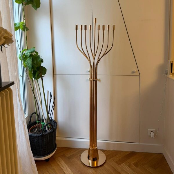 42b19f5e-8f69-410d-b7cb-d5d5de67eafd Hanoukia Dorée 150 cm de Hauteur