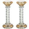 Bougeoir de shabbat cristal