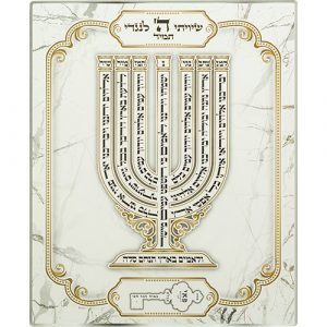 Bénédiction en verre Shiviti