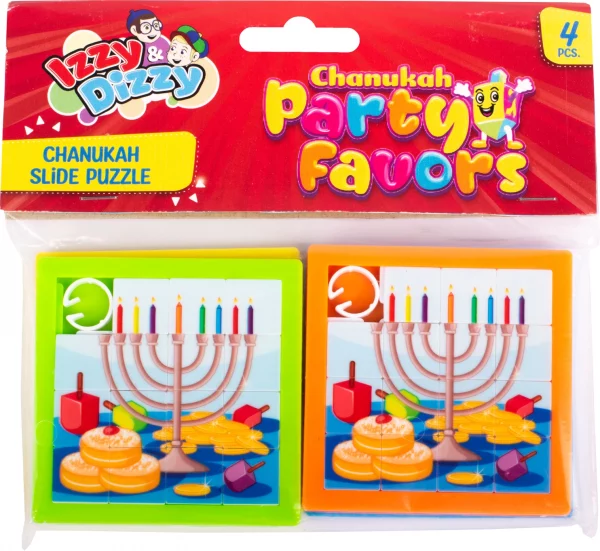 lot de 4 puzzles coulissant de Hanouka