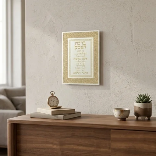 Bénédiction du travail Birkat Aessek