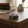 Bague en acier inoxydable - écriture "shema Israel"