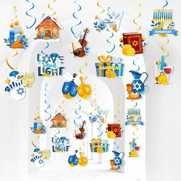 Kit de décoration à suspendre pour  HANOUKA