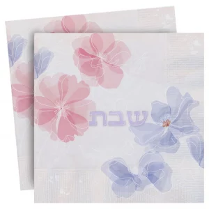 Lot de 16  serviettes de table Shabbat