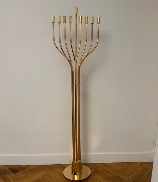 ca497ed6-0868-471d-abb9-888ce4eecec5 Hanoukia Dorée 150 cm de Hauteur