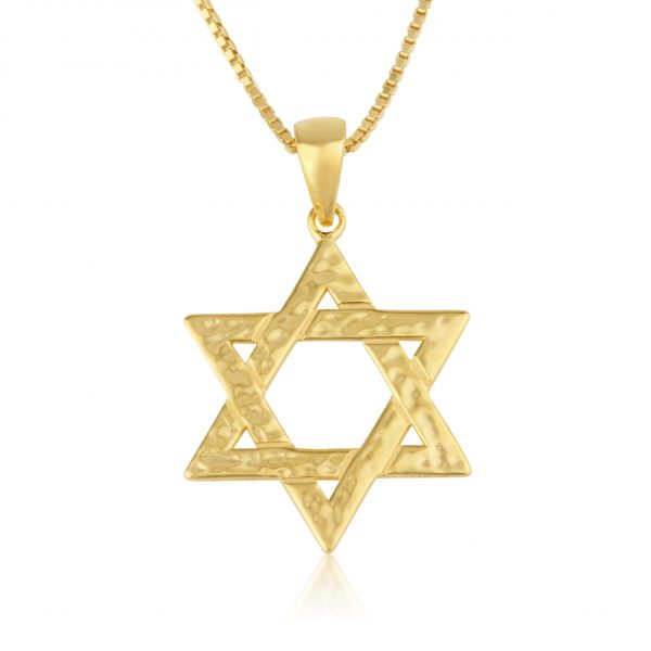 pendentif Maguen David plaqué or