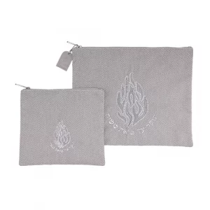 Pochette Talith et Téfiline Flamme Breslev