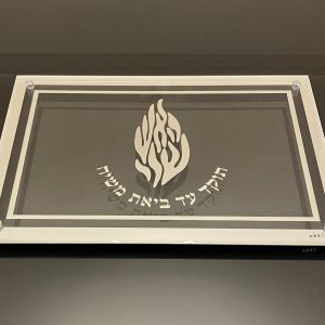 IMG_7237 Plateau pour Shabbat en verre argenté