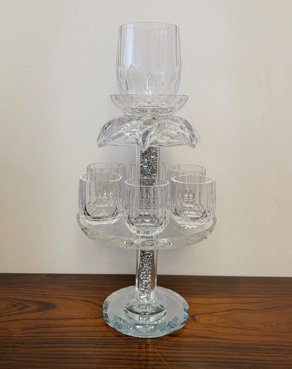 IMG_4020 Fontaine à kidouch en cristal avec 6 mini verres