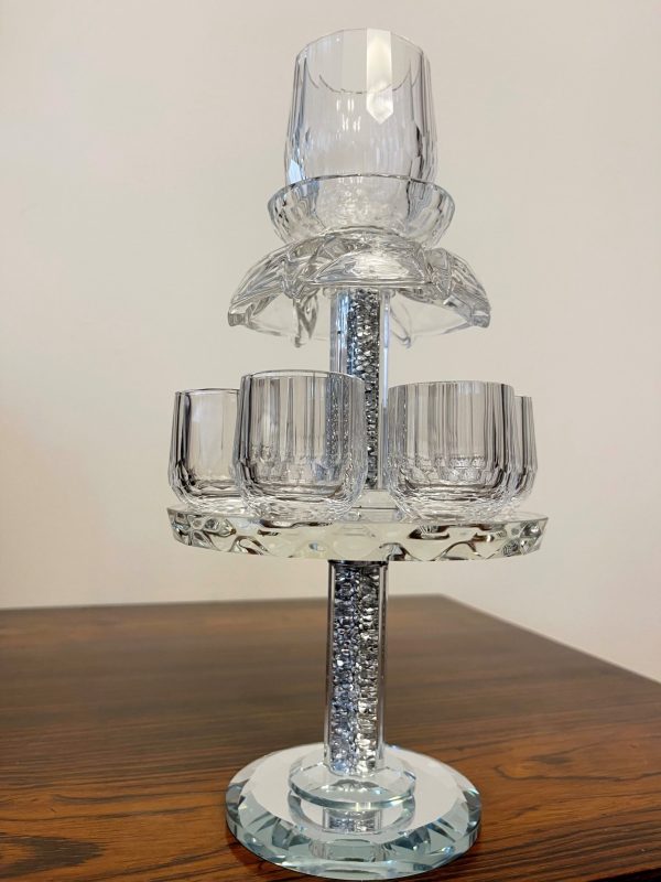 IMG_4022 Fontaine à kidouch en cristal avec 6 mini verres
