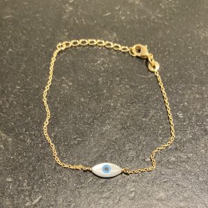 Bracelet plaqué Or  œil 
