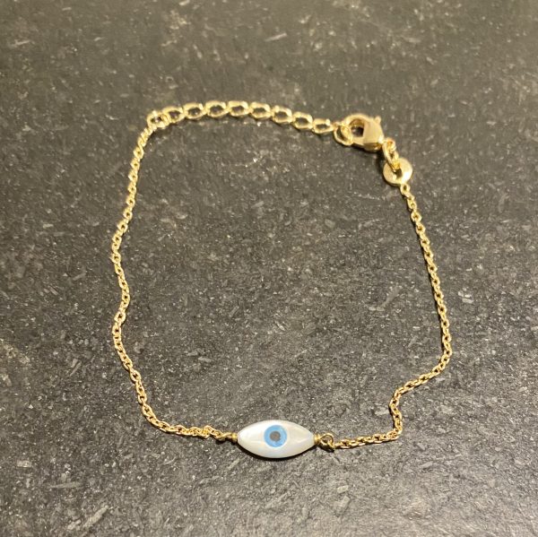 Bracelet plaqué Or  œil 