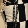 Ceinture de Shabbat mailles noires et blanches