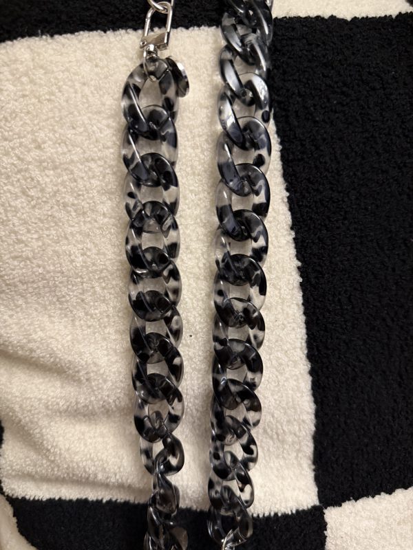 Ceinture de Shabbat mailles noires et blanches