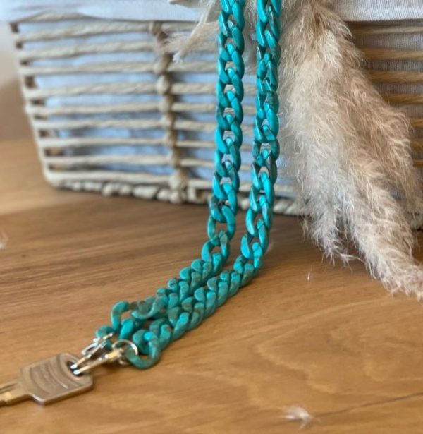 Ceinture de Shabbat chaine turquoise