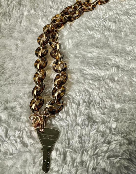 Ceinture de Shabbat chaine marron et doré