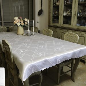 63406 Nappe pour Shabbat et Fêtes 140x220 cm