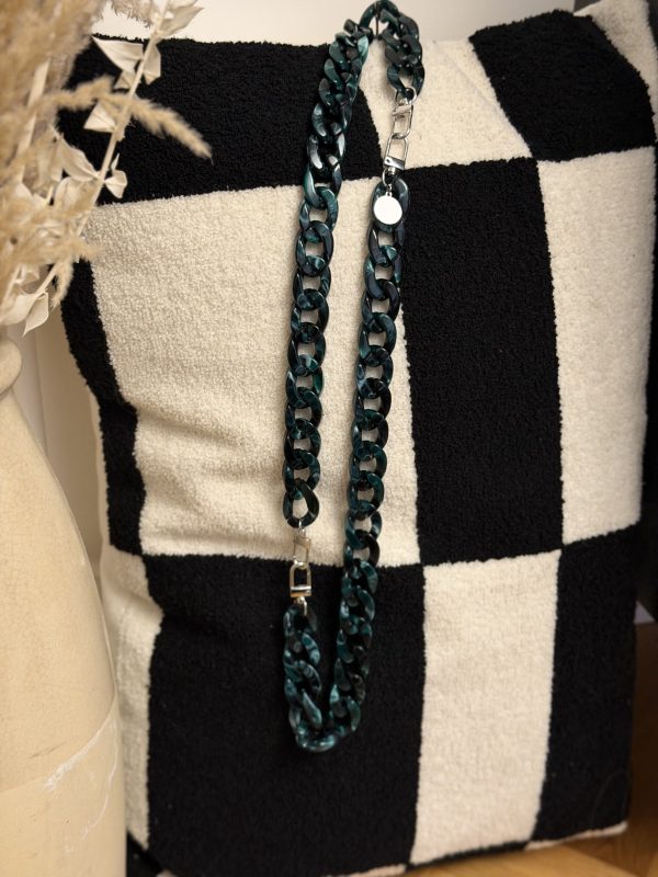 Ceinture de Shabbat Grosses Mailles Vertes