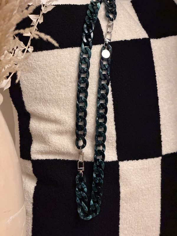 Ceinture de Shabbat Grosses Mailles Vertes