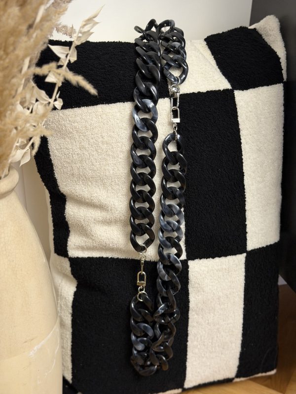 Ceinture de Shabbat Grosses mailles noires