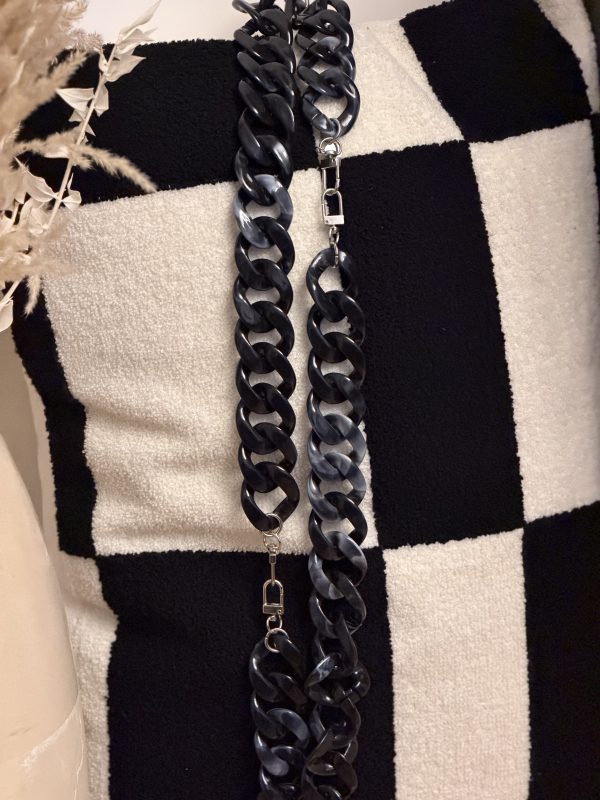 Ceinture de Shabbat Grosses mailles noires