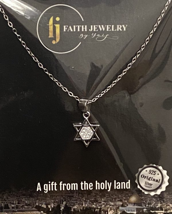 Collier et pendentif Maguen David en Argent