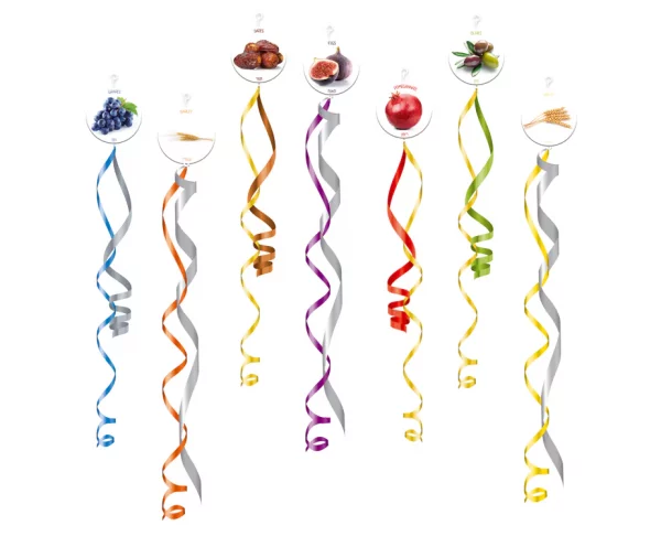 Décorations Tourbillons pour Souccoth