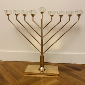 IMG_2544 Hanoukia Métal Doré et Cristal