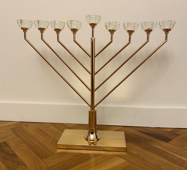 IMG_2544 Hanoukia Métal Doré et Cristal