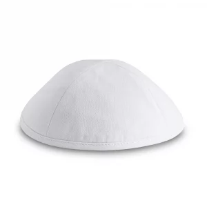 12024 Kipa en Lin blanche