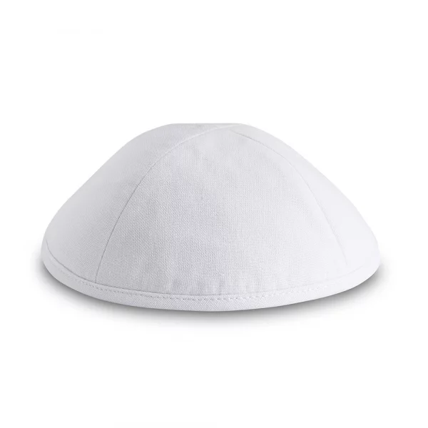 Kipa en Lin blanche