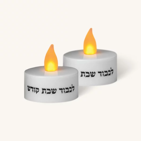bougies chauffe-plat LED Shabbat