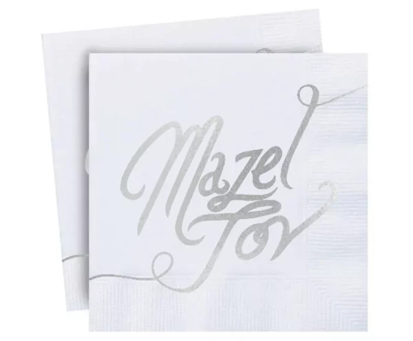 KN-5720_02 Serviettes en papier Mazel Tov