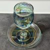 Verre à Kidouch  avec les vitraux de Chagall  en décoration