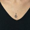 pendentif flamme Rabbi nahman de Breslev en  argent GM