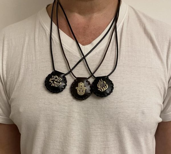 collier cuir.jpg5 Collier Flamme Rabbi Nahman de Breslev Shiviti