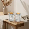 Bougeoir de Shabbat en Cristal