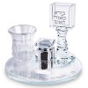 Set Havdala en cristal