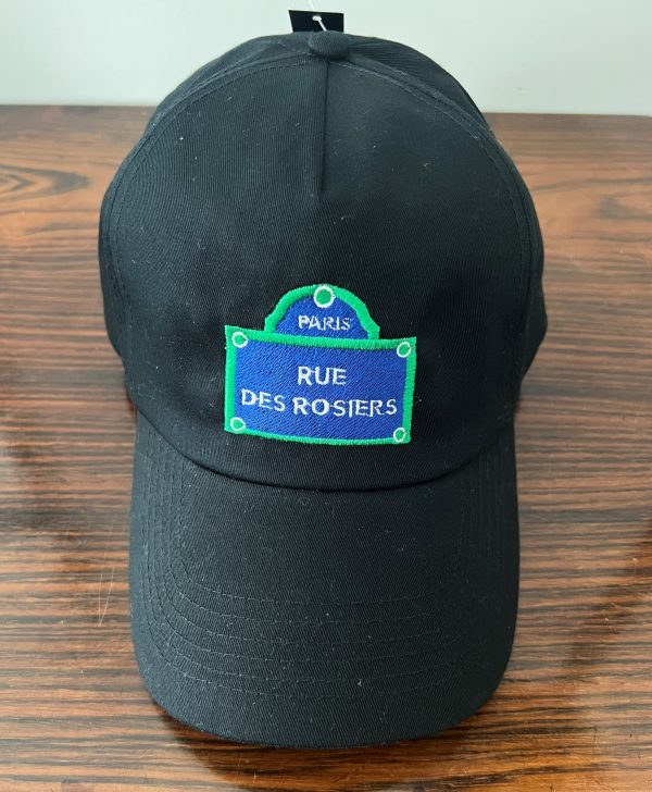 Casquette Brodée Rue des Rosiers