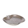 coupelle-pomme-en-ceramique-argent-255x245x3cm Plat Pomme pour Roch Hachana en céramique argenté