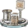 Set Havdala en cristal
