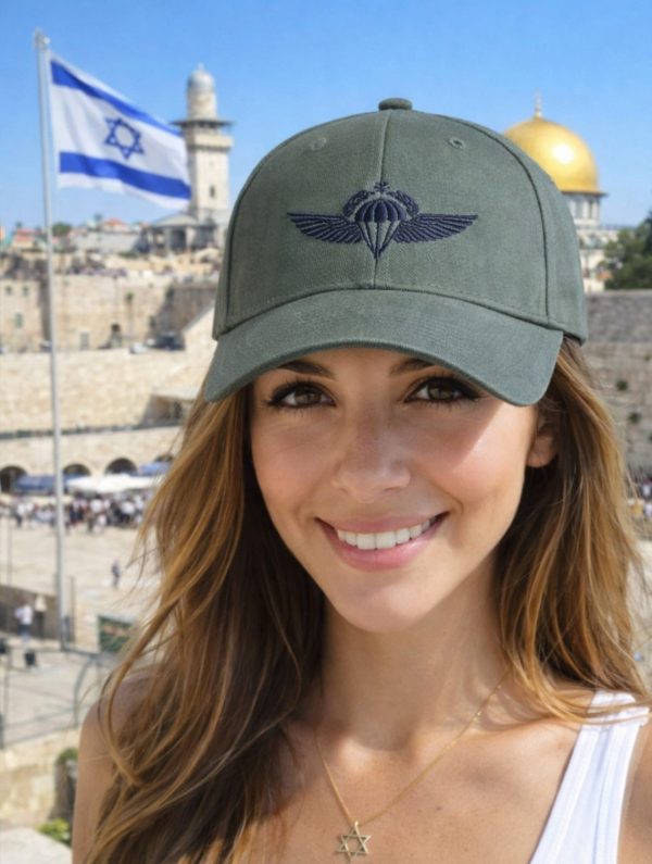 5562f7c5-a225-4ccf-8e2e-8808bbb4f6ef Casquette brodée parachutistes de Tsahal