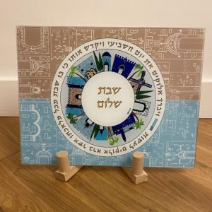 IMG_4089 Plateau pour Shabbat en verre