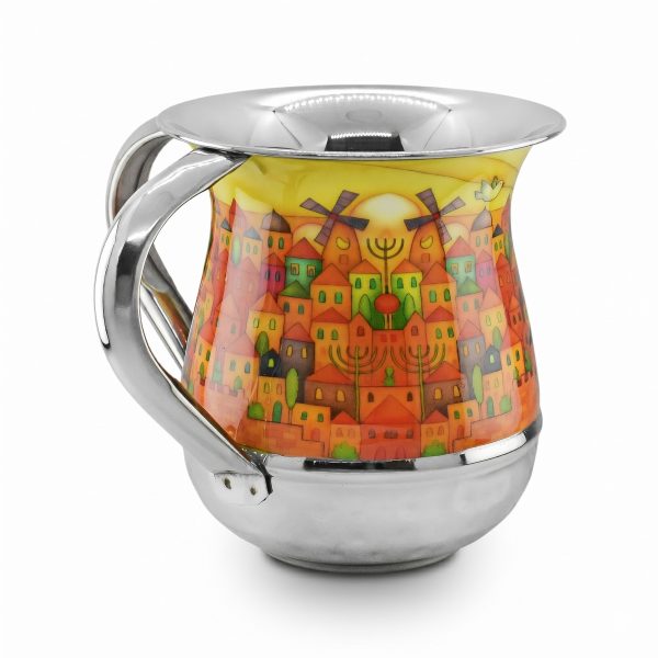 Netilat yadayim inox et email Jérusalem