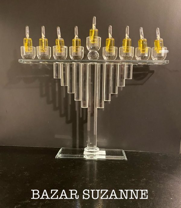 Hanoukia  en cristal