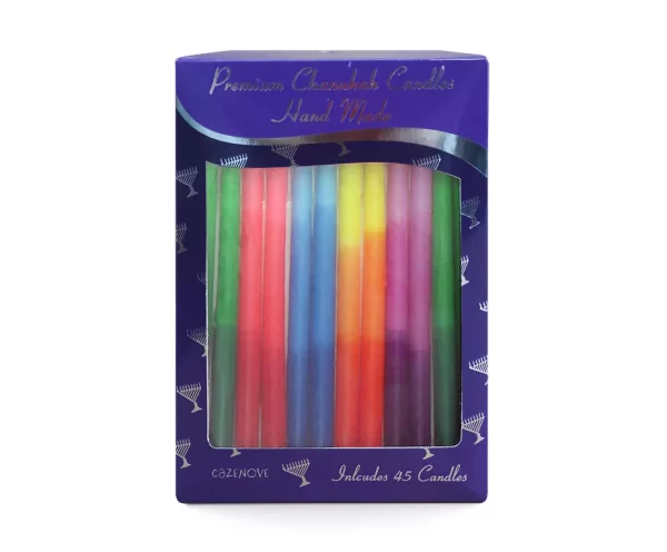 CC-5040 bougies de Hanouka multicolores