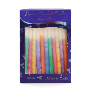 CC-5042 bougies de Hanouka multicolores