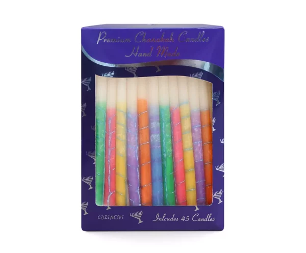 CC-5042 bougies de Hanouka multicolores
