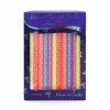bougies de Hanouka multicolores
